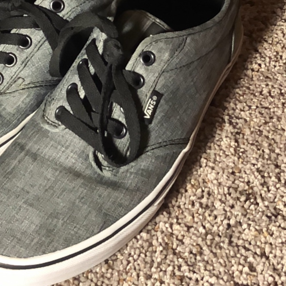 Gray vans in very clean condition